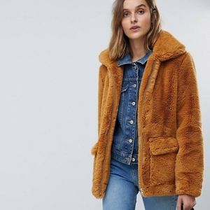 Barney's Originals Faux Fur Coat - US Size 6